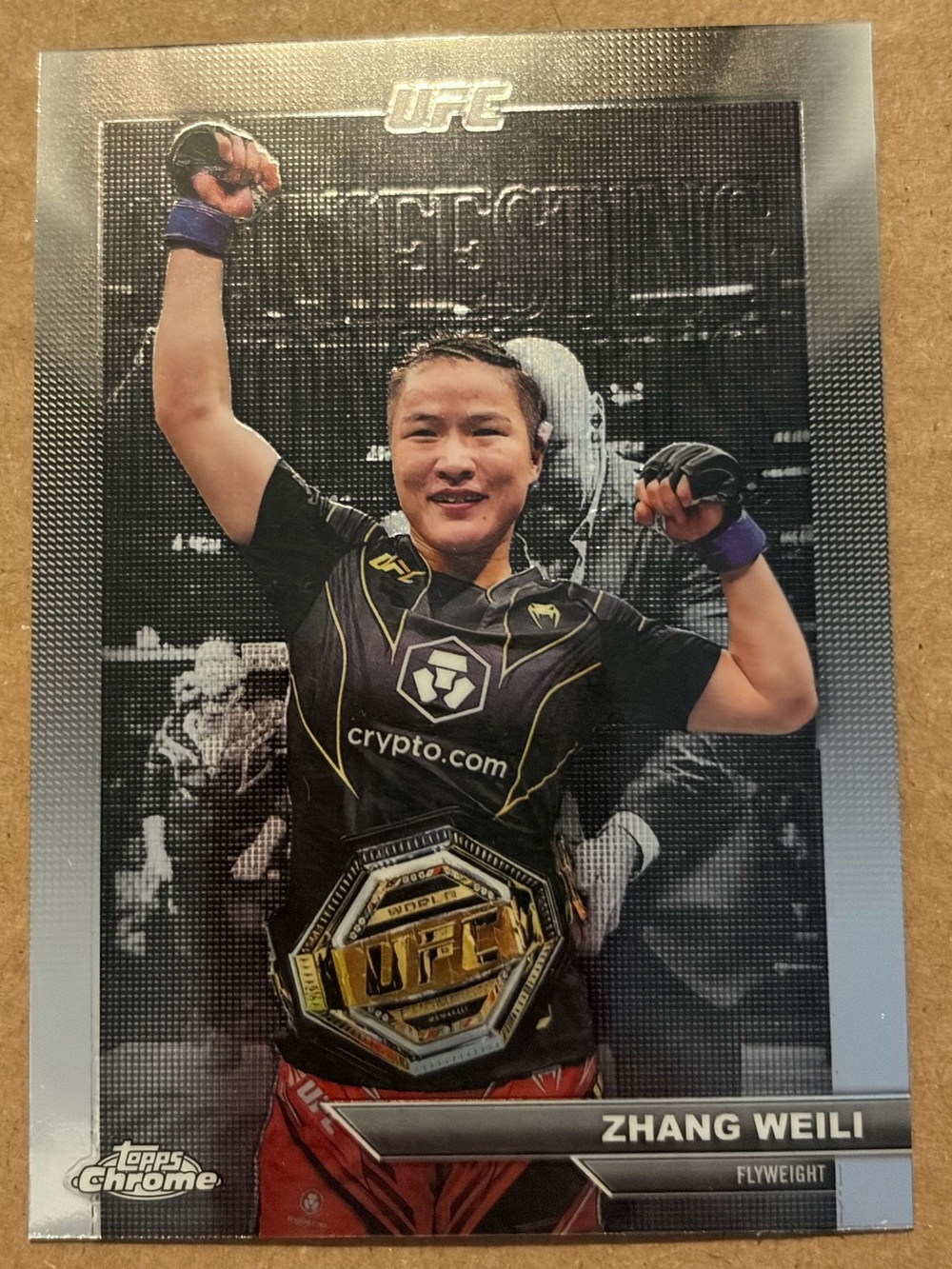 Zhang .Weili 2026 Topps Chrome MMA UFC Card